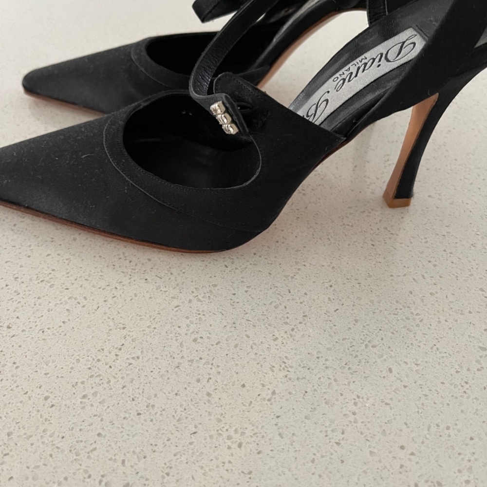 Diane B Black Evening Sandal - Size 38